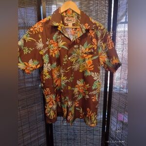Nani brand vintage Hawaiian shirt circa 1964. Missing 2 buttons